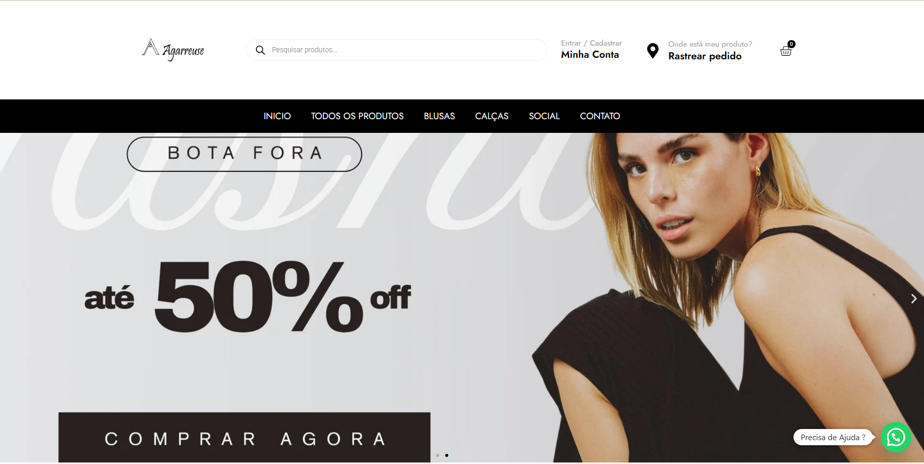 E-commerce de moda feminina